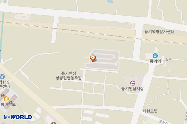 코레일 풍기역 위치 지도 — 경상북도 영주시 풍기읍 인삼로 2-11