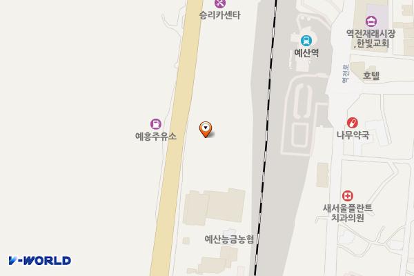 기아 예당대리점 위치 지도 — 충청남도 예산군 예산읍 충서로 874