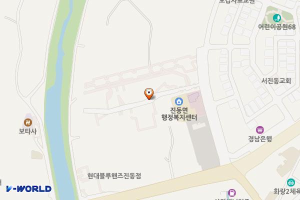 진동종합복지관 위치 지도 — 경상남도 창원시 마산합포구 진동면 신서촌로 15