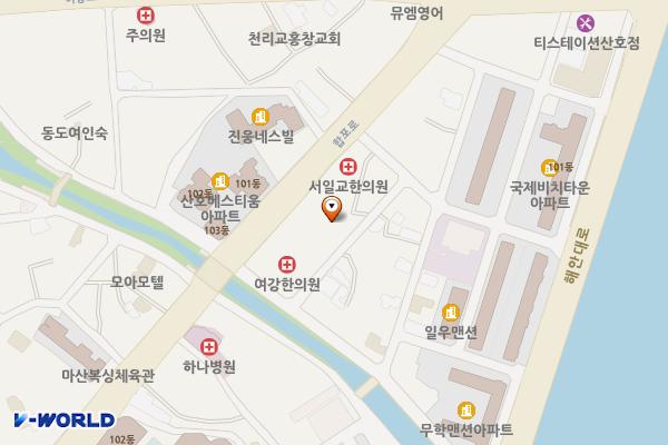 합포동공영주차장 위치 지도 — 경상남도 창원시 마산합포구 합포동3길 13-2