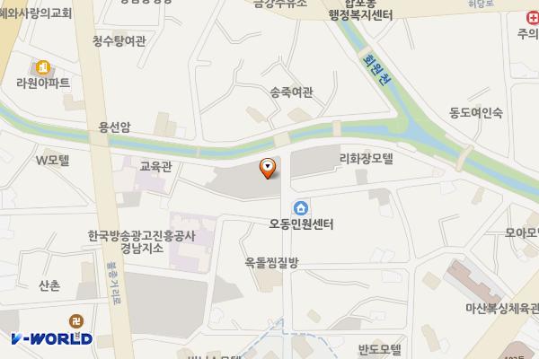 오동동1공영주차장 위치 지도 — 경상남도 창원시 마산합포구 오동동 88-3