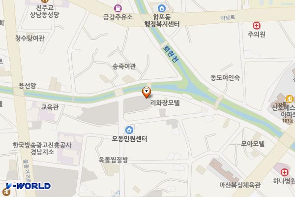 오동동2공영주차장 위치 지도 — 경상남도 창원시 마산합포구 오동동 60-27