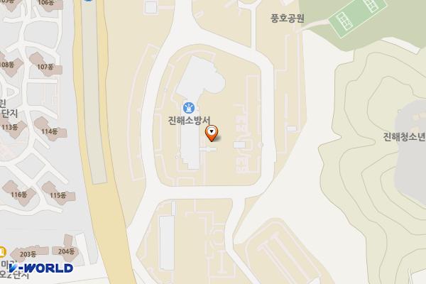 진해구청 위치 지도 — 경상남도 창원시 진해구 진해대로 1101