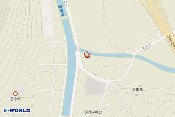 신감마을공영주차장 위치 지도 — 경상남도 창원시 마산회원구 내서읍 신감리 1207-10
