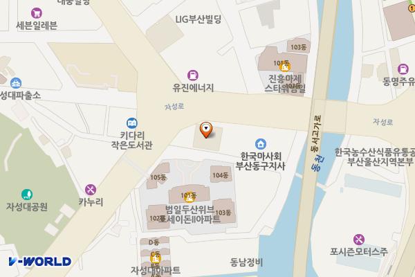 유니클로 부산범일점 위치 지도 — 부산광역시 동구 자성로 128