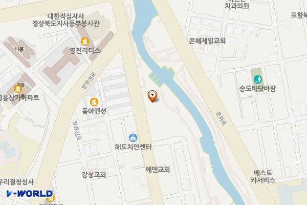 유니클로 포항해도점 위치 지도 — 경상북도 포항시 남구 해도동 540