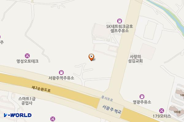 유니클로 서광주점 위치 지도 — 전남광주통합특별시 서구 서광주로 9