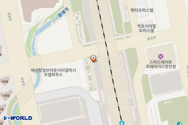 코레일 천안아산역 위치 지도 — 충청남도 아산시 배방읍 장재리 348-8
