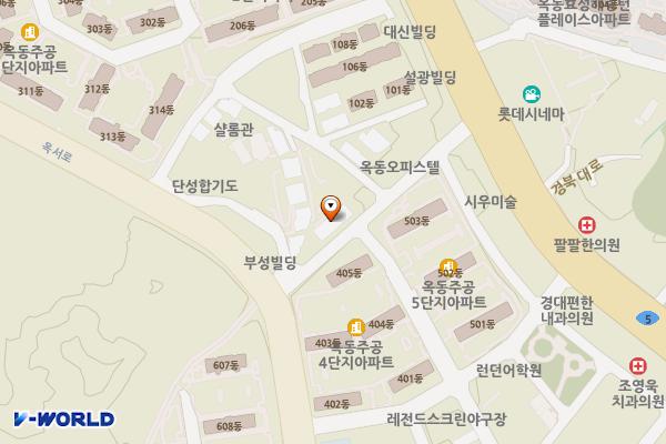 안동복지원 위치 지도 — 경상북도 안동시 복주5길 23-17