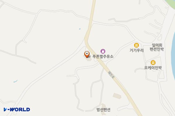 경북아동일시보호시설 선린다온 위치 지도 — 경상북도 포항시 북구 흥해읍 해안로 1499