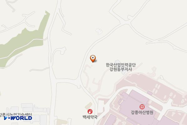 강릉시장애인종합복지관 위치 지도 — 강원특별자치도 강릉시 사천면 방동길 68