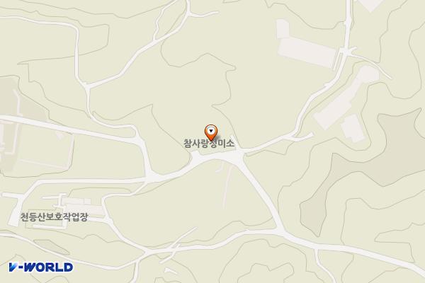경상북도장애인종합복지관 위치 지도 — 경상북도 안동시 북후면 광평2길 106-25