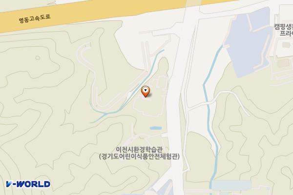 이천 스포츠센터 주차장 위치 지도 — 경기도 이천시 호법면 안평리 271-4