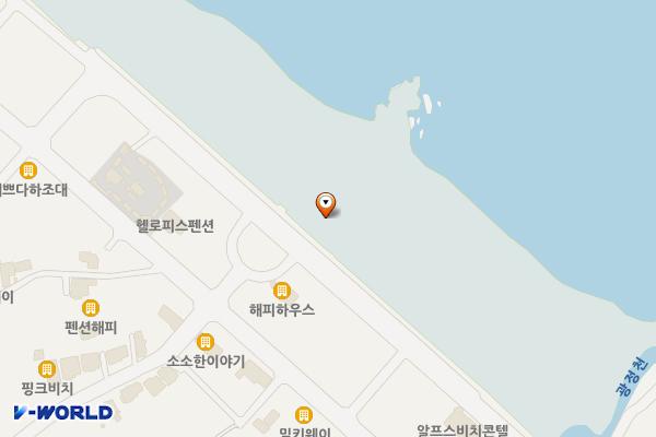 하조대해수욕장주차장(노외) 위치 지도 — 강원특별자치도 양양군 현북면 하광정리 80-2