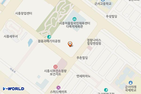 시흥시정왕종합사회복지관 위치 지도 — 경기도 시흥시 정왕동 1800-8