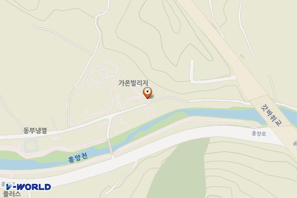 원주아동센터 위치 지도 — 강원특별자치도 원주시 태장동 1321-1