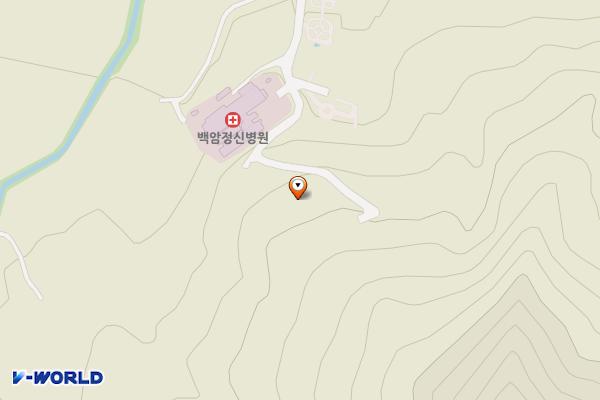 세광정신요양원 위치 지도 — 경기도 용인시 처인구 백암면 용천리 265-2