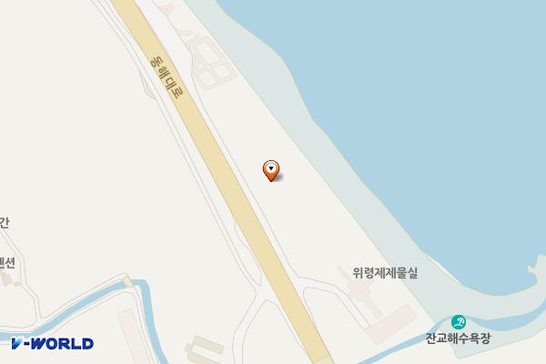 잔교리해변주차장 위치 지도 — 강원특별자치도 양양군 현북면 잔교리 4-4