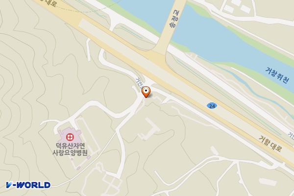 거창군 삶의 쉼터 노인복지관 위치 지도 — 경상남도 거창군 거창읍 거안로 1266-41