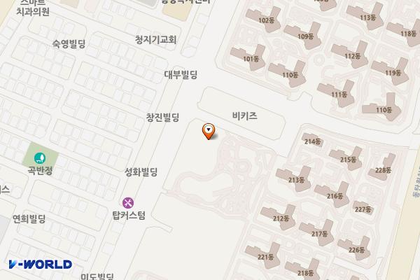 곡반정동제8공영주차장 위치 지도 — 경기도 수원시 권선구 곡반정로158번길 4