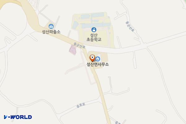 성산면행정복지센터 위치 지도 — 전북특별자치도 군산시 성산면 송호로 222