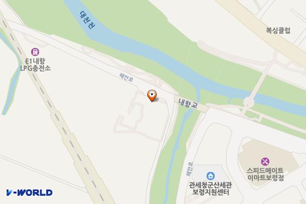 대천역전장례식장 위치 지도 — 충청남도 보령시 해안로 45