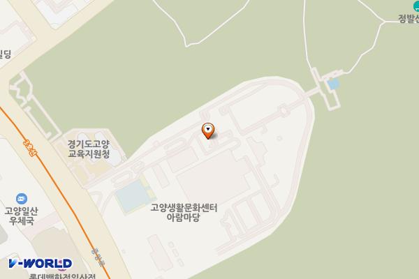 고양아람누리 지상주차장 위치 지도 — 경기도 고양시 일산동구 마두동 816 고양아람누리