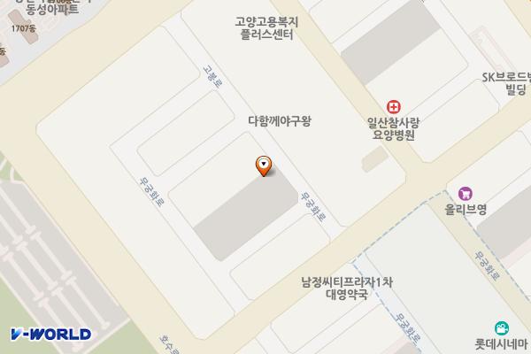 장항 제3공영주차장 위치 지도 — 경기도 고양시 일산동구 장항동 743