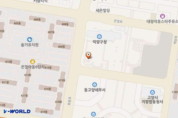 덕양구청 위치 지도 — 경기도 고양시 덕양구 화정동 955