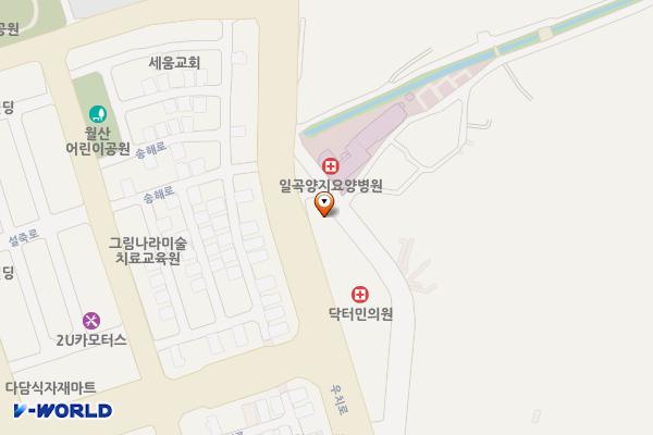 미라클타워 위치 지도 — 전남광주통합특별시 북구 우치로422번길 17