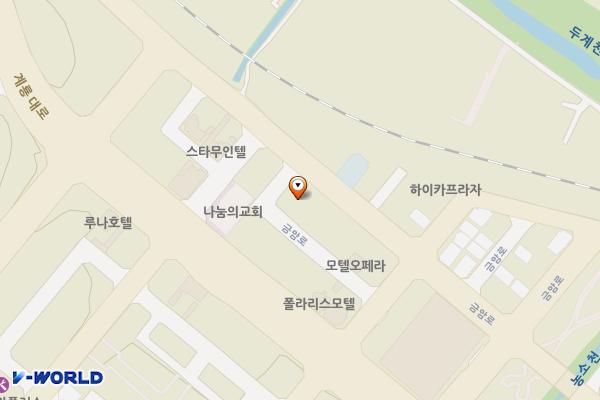 금암 제4공영주차장 위치 지도 — 충청남도 계룡시 금암동 15-1