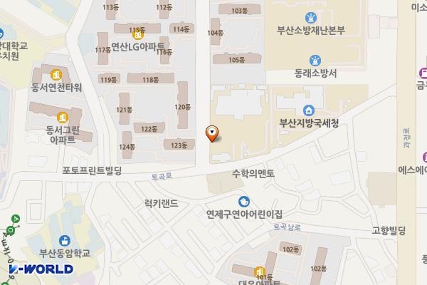 부산연제경찰서 위치 지도 — 부산광역시 연제구 토곡로 26