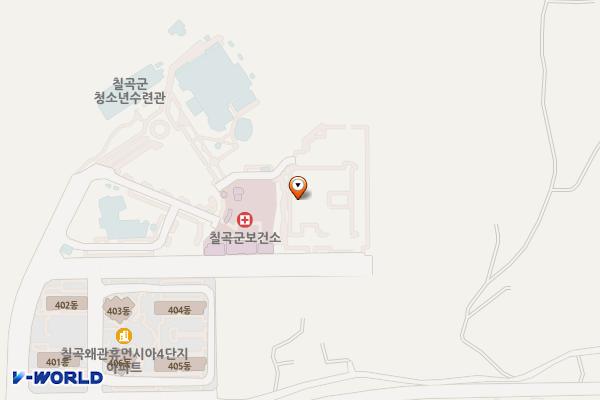 칠곡군장애인종합복지관 위치 지도 — 경상북도 칠곡군 왜관읍 관문로1길 24-5