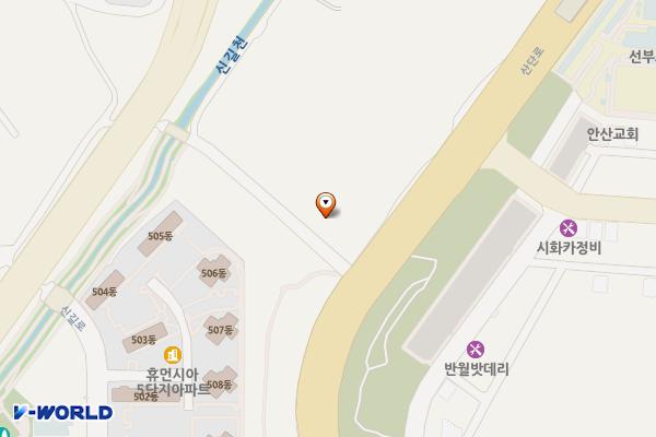 안산 선부동 충전소 위치 지도 — 경기도 안산시 단원구 선부동 1-16