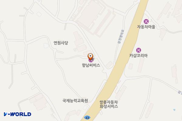 기아오토큐 향남서비스 위치 지도 — 경기도 화성시 팔탄면 덕우공단1길 126