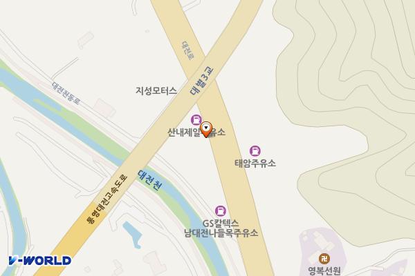 기아오토큐 남대전서비스 위치 지도 — 대전광역시 동구 대전로 265