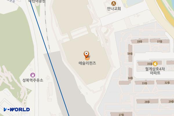 이마트 월계점 위치 지도 — 서울특별시 노원구 마들로3길 15