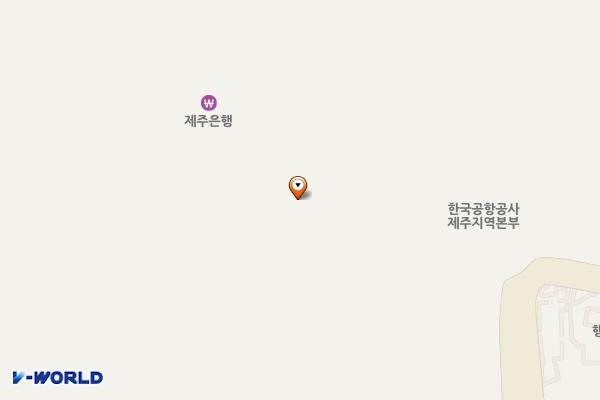 제주국제공항 여객 P1주차장 위치 지도 — 제주특별자치도 제주시 공항로 2