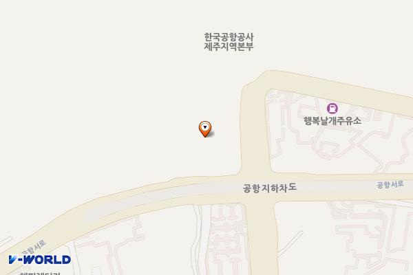 제주국제공항 직원 F주차장 위치 지도 — 제주특별자치도 제주시 공항로 2