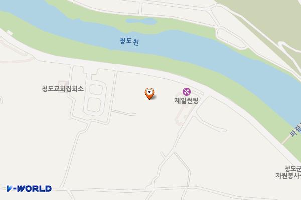 투썸플레이스 청도산성강변점 위치 지도 — 경상북도 청도군 화양읍 산성강변길 464