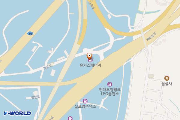 (주)유카스 에너지 올림픽점 위치 지도 — 경기 김포시 고촌읍 벌말로 768-70