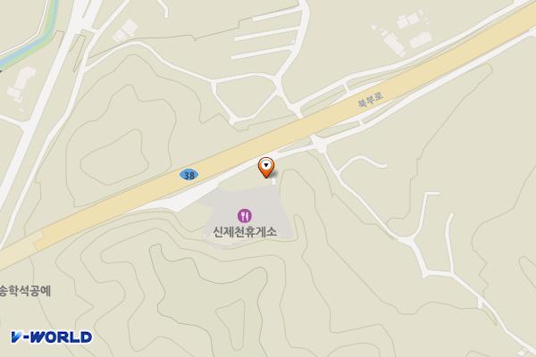 신제천주유소 위치 지도 — 충북 제천시 송학면 북부로 3276