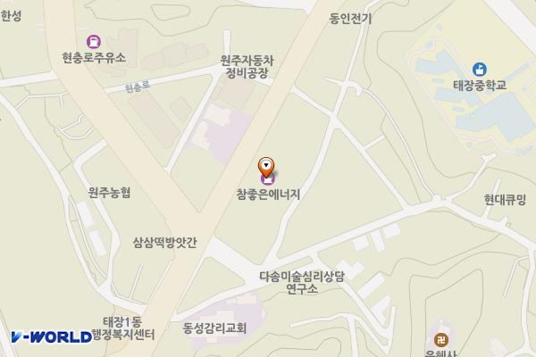 참좋은주유소 위치 지도 — 강원특별자치도 원주시 치악로 1974