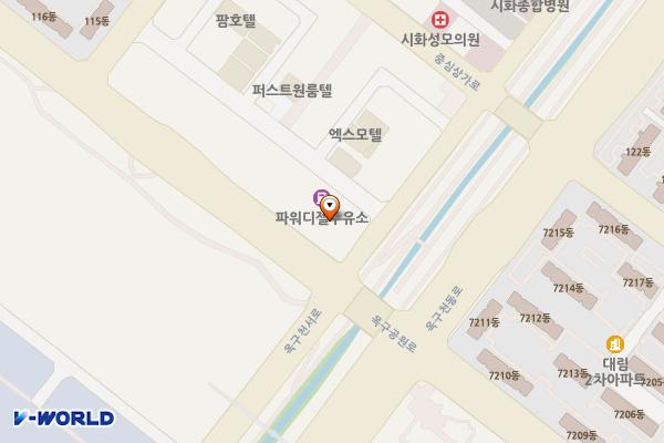 파워디젤주유소 위치 지도 — 경기 시흥시 정왕동 1852-6