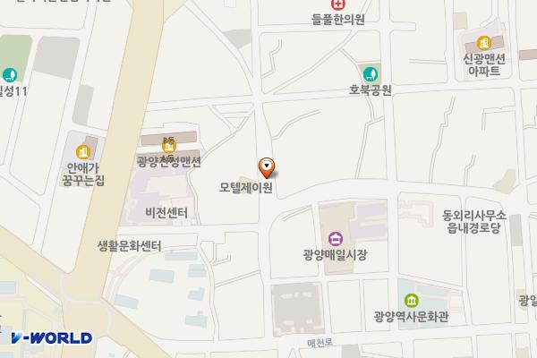 칠성리 317-1 위치 지도 — 전남광주통합특별시 광양시 광양읍 칠성리 317-1