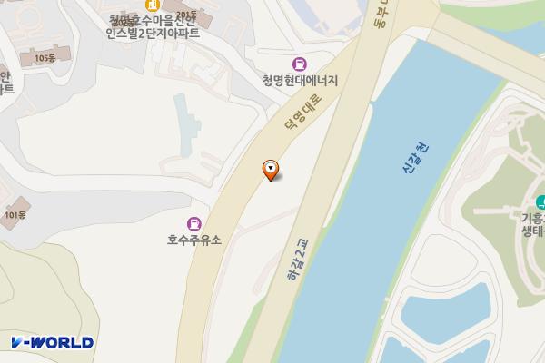 그린에너지충전소 위치 지도 — 경기 용인시 기흥구 덕영대로 1872 (하길동)
