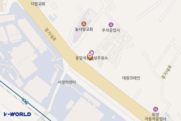 고덕동일주유소 위치 지도 — 경기 평택시 경기대로 1078 (장당동)