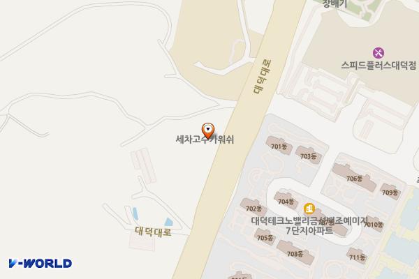 대전관평동 세차테크노점 위치 지도 — 대전 유성구 송강동 137-38