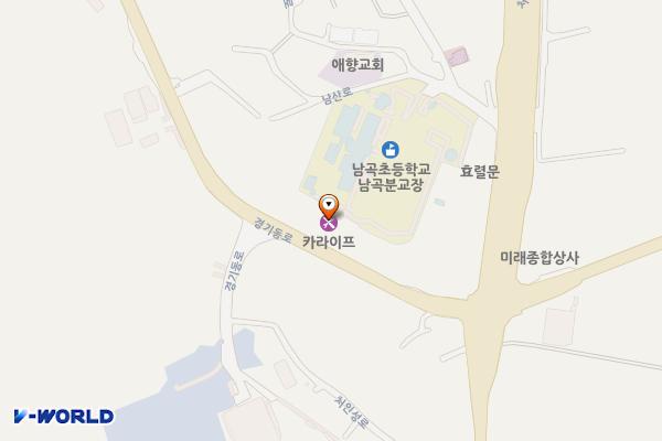 현대자동차 남사대리점 위치 지도 — 경기도 용인시 처인구 남사읍 경기동로 387