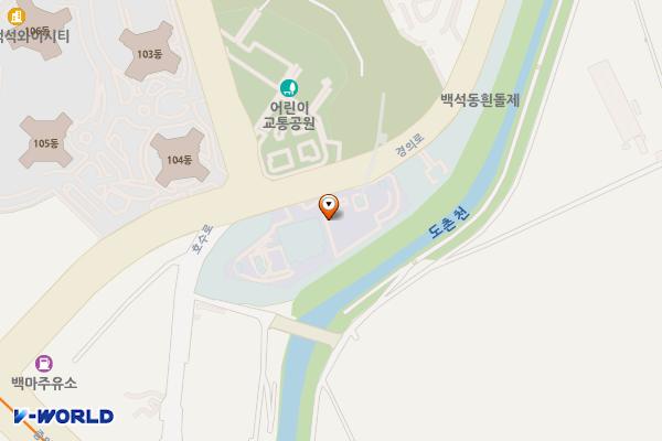 고양백석체육센터 위치 지도 — 경기도 고양시 일산동구 백석동 1235-1 , 고양백석체육센터